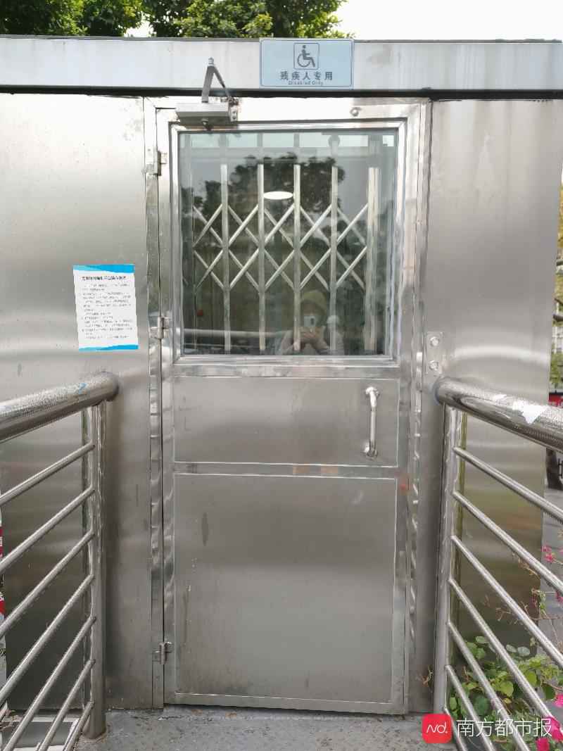 广州部分天桥“无障碍电梯”惨变摆设，市民：使用很有障碍！